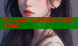 糖心vlog国产首选轻松剪辑分享精彩生活瞬间