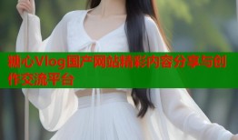 糖心Vlog国产网站精彩内容分享与创作交流平台