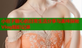 小包子糖心的日常生活分享与美味探秘Vlog精彩记录