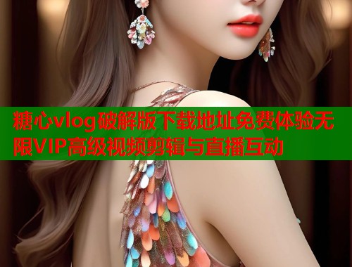 糖心vlog破解版下载地址免费体验无限VIP高级视频剪辑与直播互动